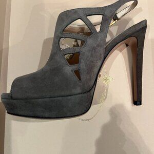 Prada Gray suede sandal